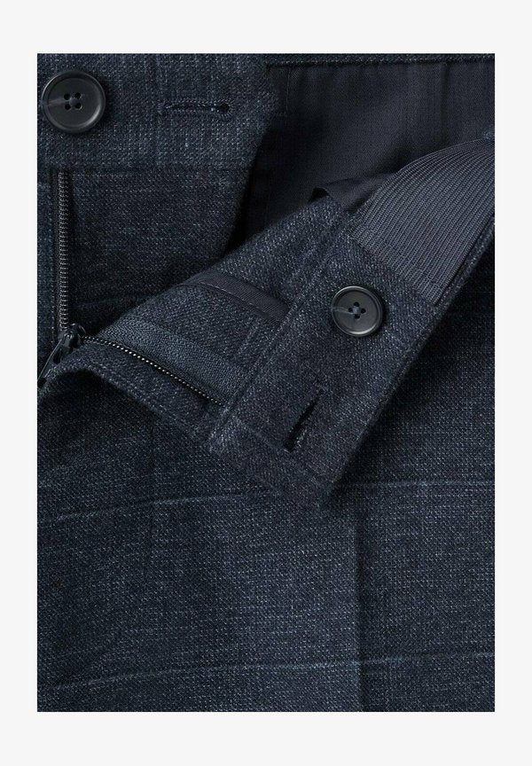 Mango Chinos - mottled dark blue