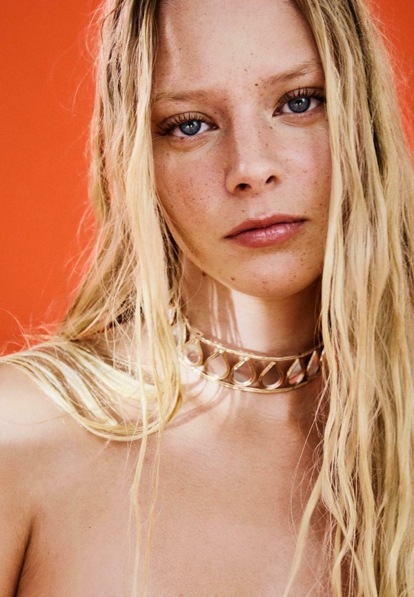 Bershka CHOKER - Necklace - gold-coloured