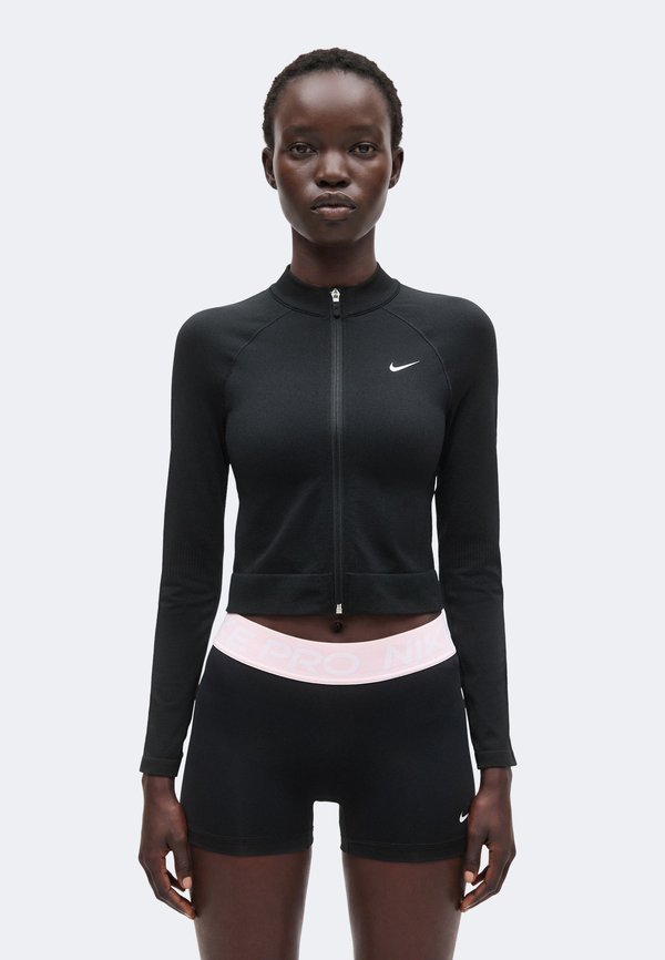 Nike Performance MIDLAYER - Training jacket - black/white