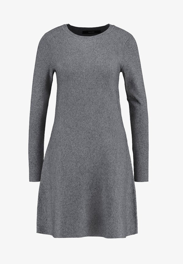 Vero Moda VMNANCY - Jumper dress - medium grey melange