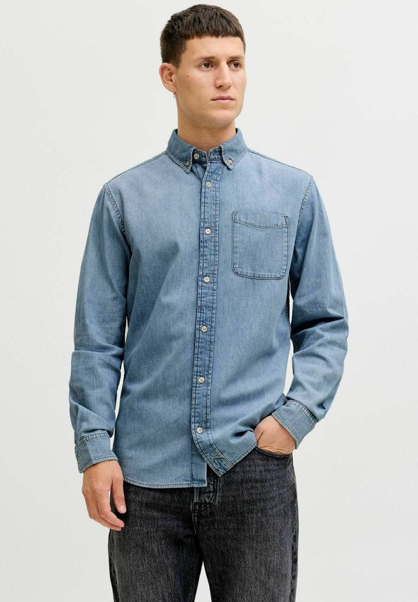 Jack & Jones REGULAR FIT - Shirt - blue denim