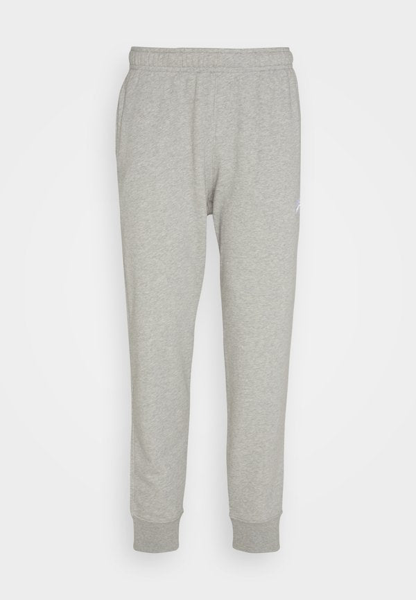 Nike Sportswear CLUB JGGR FT - Tracksuit bottoms - dark grey heather/matte silver/white