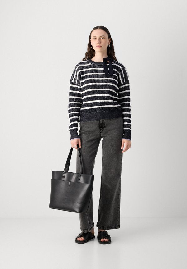 Scotch & Soda STRIPE TIE NECK