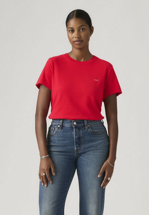 Levi's® Basic T-shirt - golf course stripe b - reds