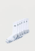 New Balance PERFORMANCE CUSHIONED CREW UNISEX 6 PACK  - Sports socks - white