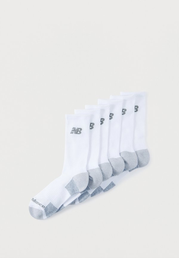 New Balance PERFORMANCE CUSHIONED CREW UNISEX 6 PACK  - Sports socks - white