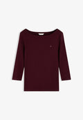 Tommy Hilfiger CODY - Long sleeved top - deep burgundy