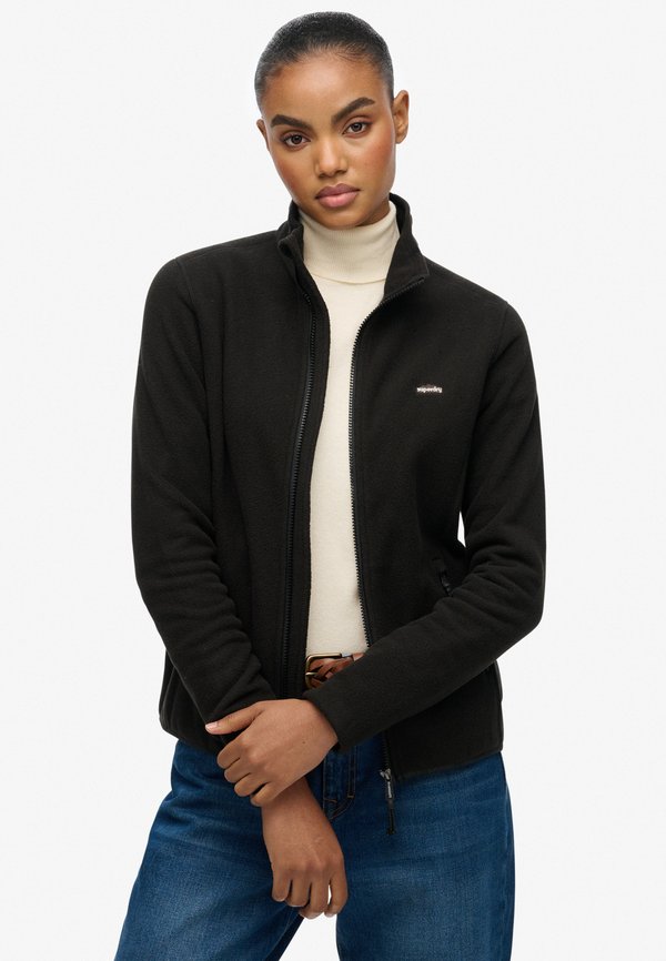 Superdry & Co POLAR FULL ZIP - Fleece jacket - black