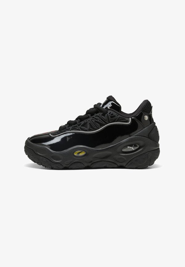 Puma PUMA X FAST & FURIOUS LAFRANCÉ RNR LA SNEAKERS UNISEX - Trainers - black-bright mango yellow