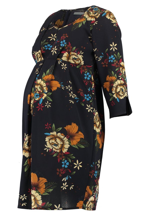 JoJo Maman Bébé FLORAL PLEAT DRESS