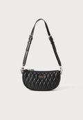 Guess VALLA MINI TOP ZIP BAG - Handbag - black