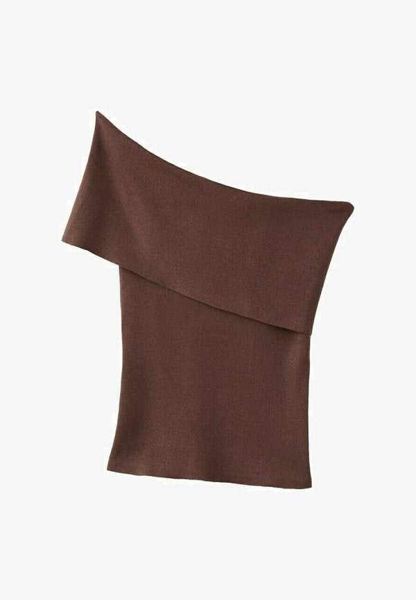 Mango ADULT - Print T-shirt - chocolate