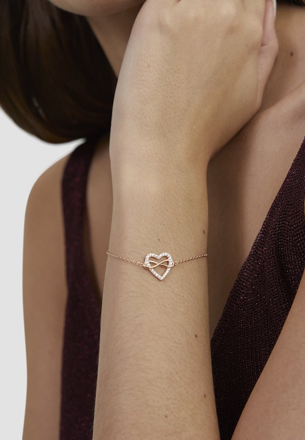 s.Oliver INFINITY HEART - Bracelet - roségold-coloured