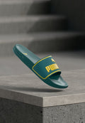 Puma LEADCAT 2.0 UNISEX - Mules - emerald ice/dazzling yellow