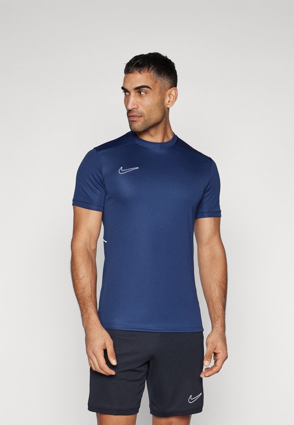 Nike Performance MEN'S SHORT SLEEVE SOCCER - Sports T-shirt - midnight navy/white