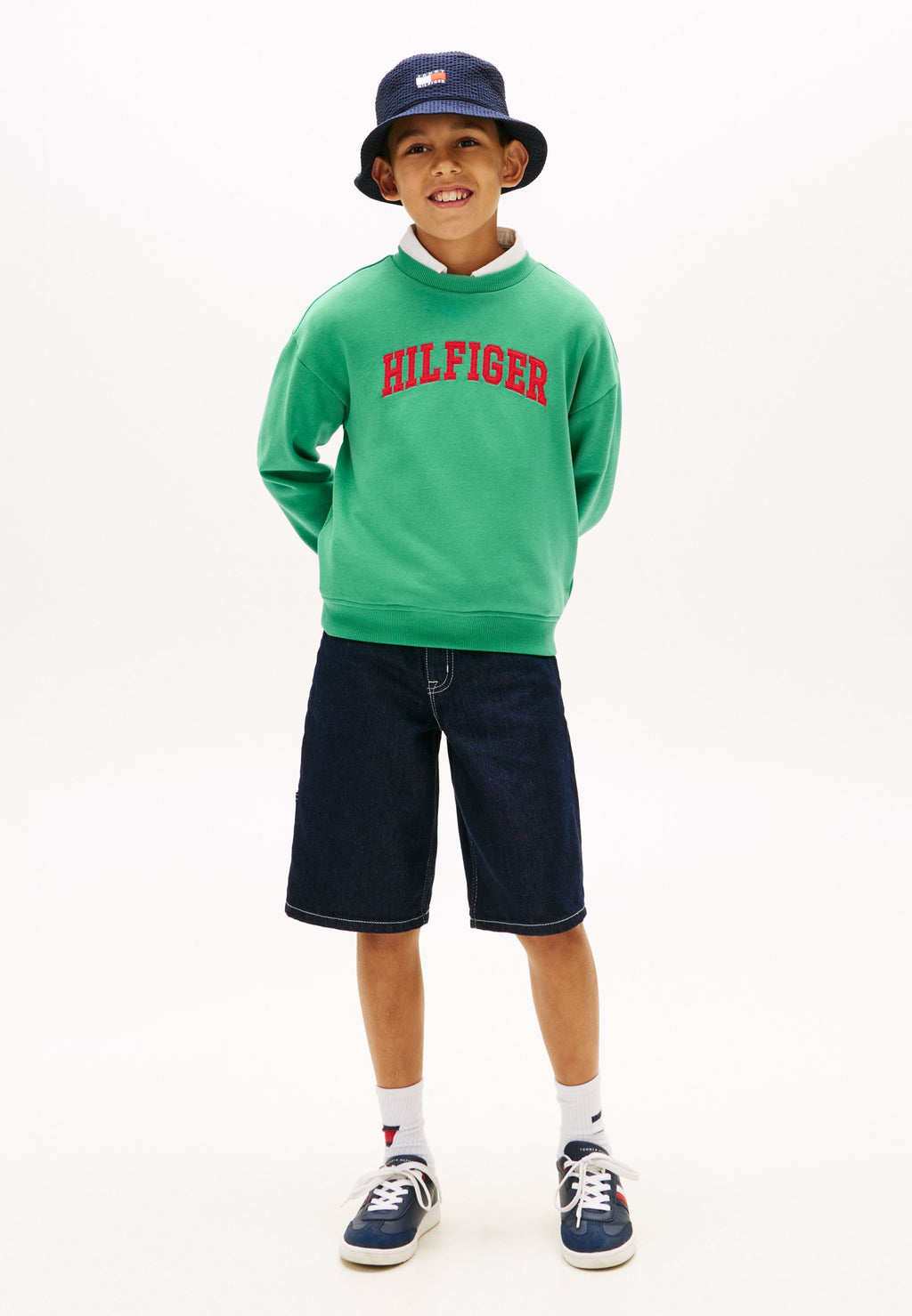 LOGO TERRY CREW NECK SWEATSHIRT Media 2