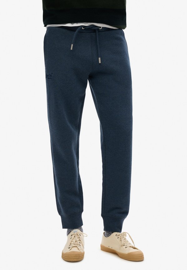 Superdry & Co VINTAGE - Tracksuit bottoms - vintage navy marl