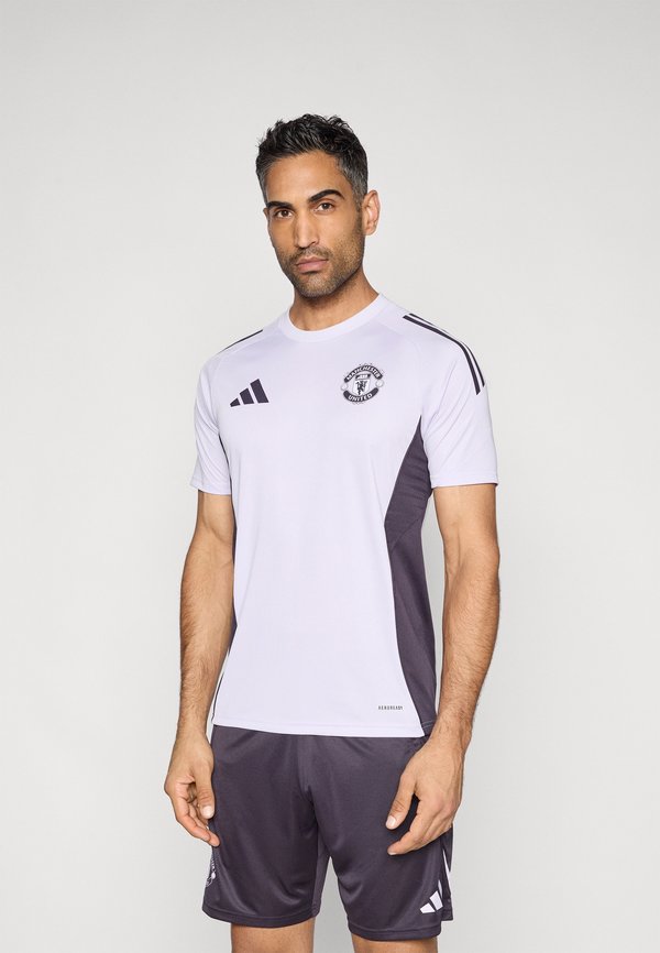 adidas Performance MANCHESTER UNITED 25/26 COMPETITION TRAINING - Club wear - purple tint/aurora black