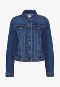 ONLY ONLWESTA JACKET  - Denim jacket - dark blue denim