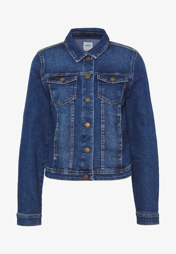 ONLY ONLWESTA JACKET  - Denim jacket - dark blue denim