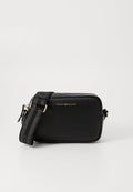 Tommy Hilfiger LOGOTAPE CAMERA BAG - Cross body bag - black