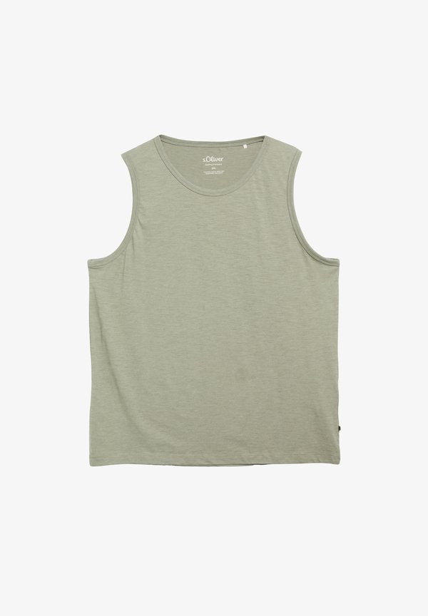 s.Oliver T-SHIRT - Top - tannengrün
