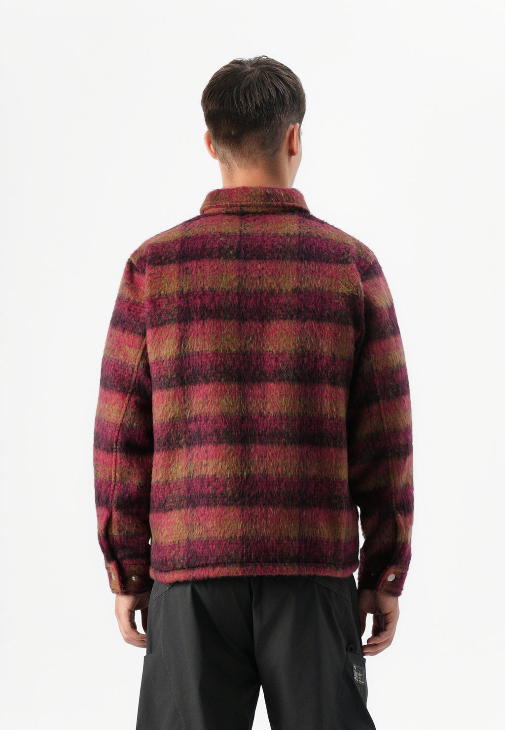 HUF MEGABLAST PLAID JACKET UNISEX