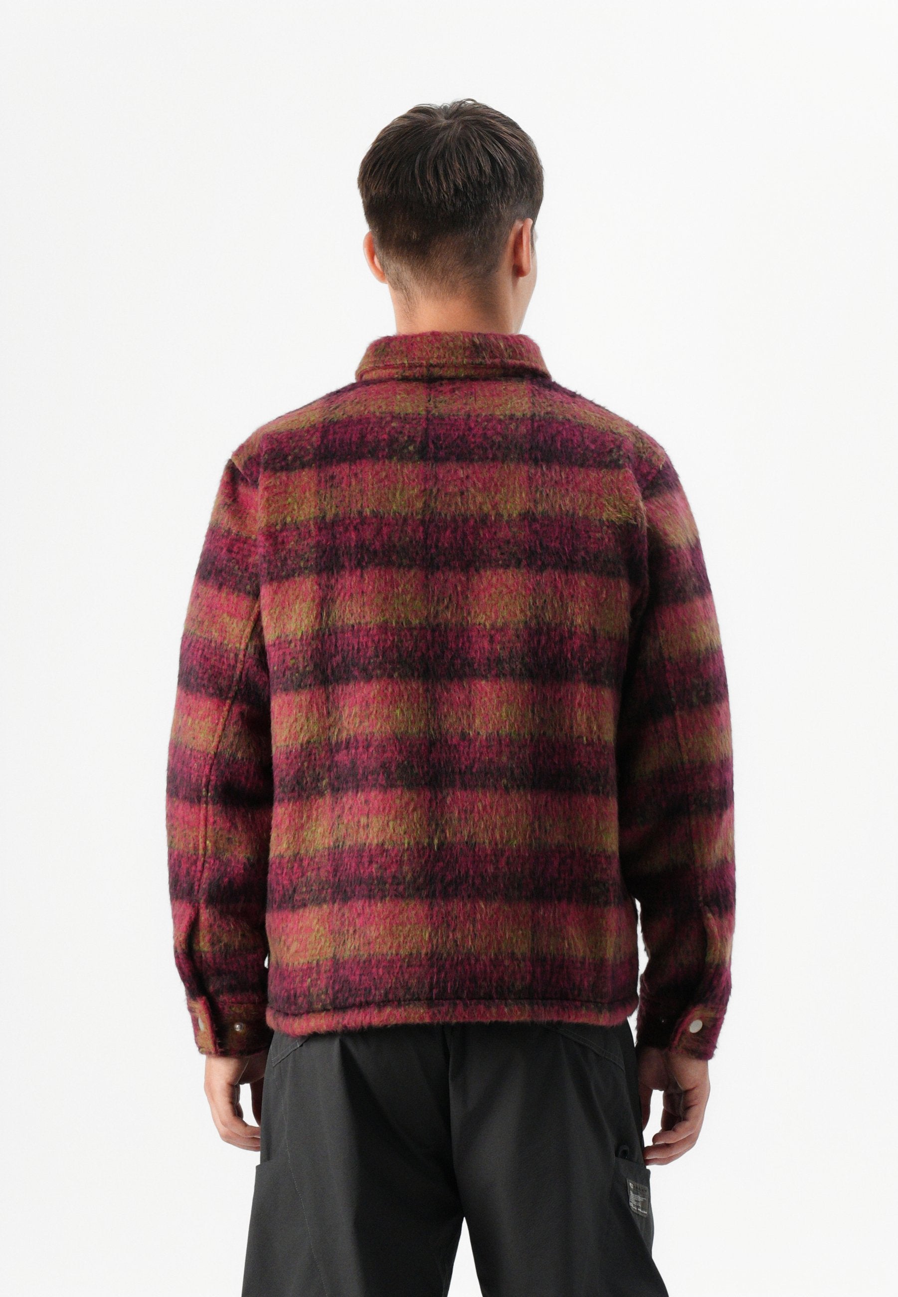 HUF MEGABLAST PLAID JACKET UNISEX