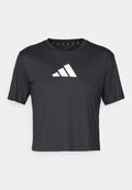 adidas Performance ADIDAS WORKOUT ESSENTIALS BIG PERFORMANCE LOGO TRAINING - Print T-shirt - black