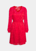 VILA Petite VISANDRA V NECK DRESS