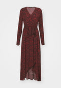 Colourful Rebel MAYA BIG FLORAL WRAP DRESS