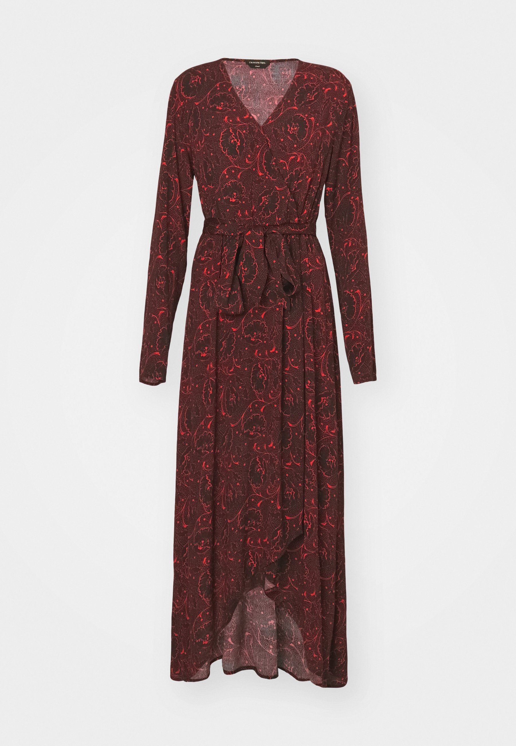 Colourful Rebel MAYA BIG FLORAL WRAP DRESS