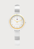Tommy Hilfiger DEMI BANGLE - Watch - silver-coloured/gold-coloured