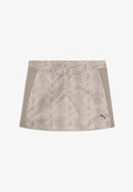 Puma T7 SNAKE PRINT ROCK - A-line skirt - mouse gray