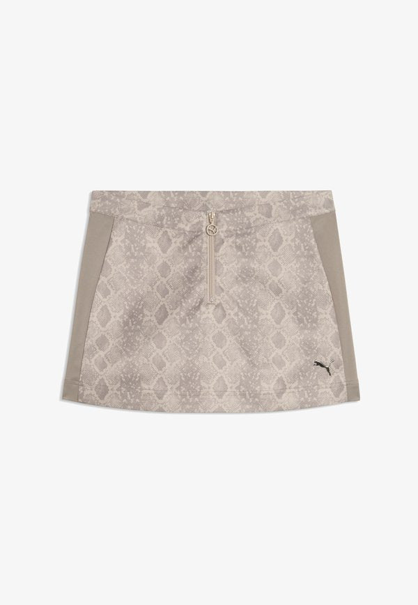 Puma T7 SNAKE PRINT ROCK - A-line skirt - mouse gray