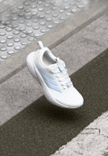 adidas Performance SUPERNOVA RISE 3 ADAPTIVE - Road running shoes - footwear white/glow blue/silver-coloured metallic