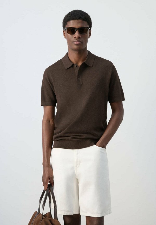 Mango ADULT - Polo shirt - brown