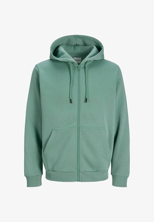 Jack & Jones JJEBRADLEY SWEAT ZIP HOOD NOOS - Zip-up sweatshirt - mineral blue