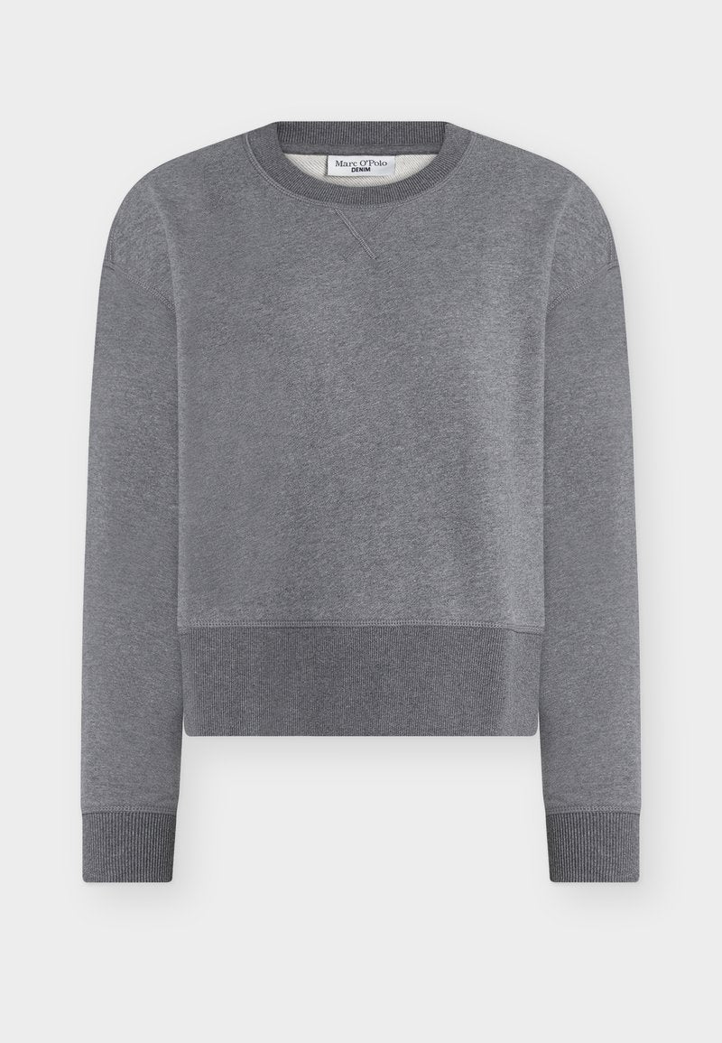 SWEATSHIRT LSL, CREWNECK, MÉLANGE Media 1