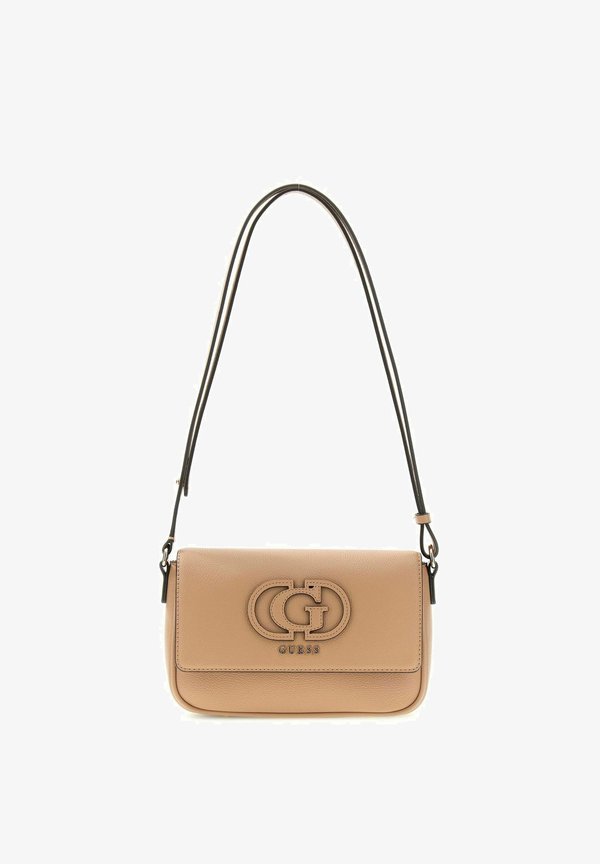 Guess ISOLA CONVERTIBLE XBODY FLAP - Handbag - beige