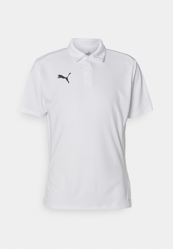 Puma TEAMGOAL - Polo shirt - white/black/feather gray