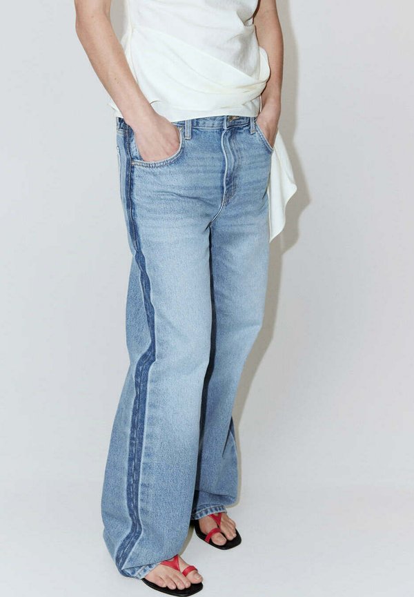 Mango ADULT - Relaxed fit jeans - light blue