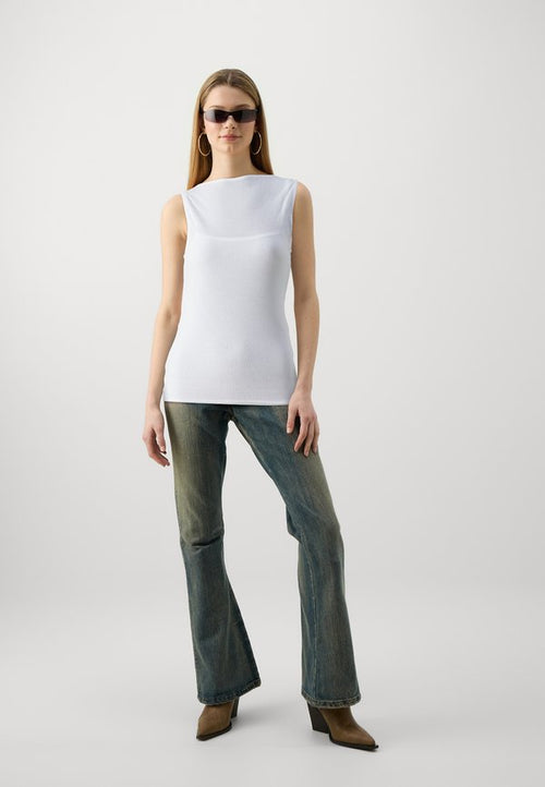 Abercrombie & Fitch VARIGATED SKIM SLASH TANK