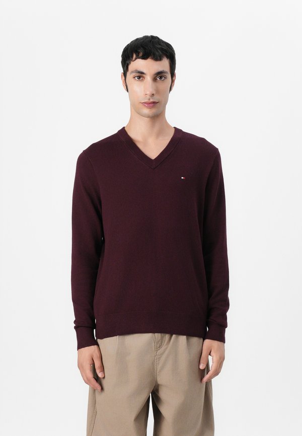 Tommy Hilfiger PIMA  - Jumper - deep burgundy