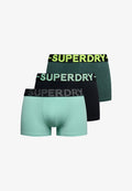 Superdry & Co 3 PACK - Trunks - black green mix