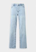 Vero Moda Curve VMCMARI TESSA MIX CUR - Wide Leg - light blue denim