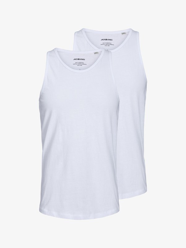 Jack & Jones JACBASIC TANKTOP 2 PACK - Undershirt - white