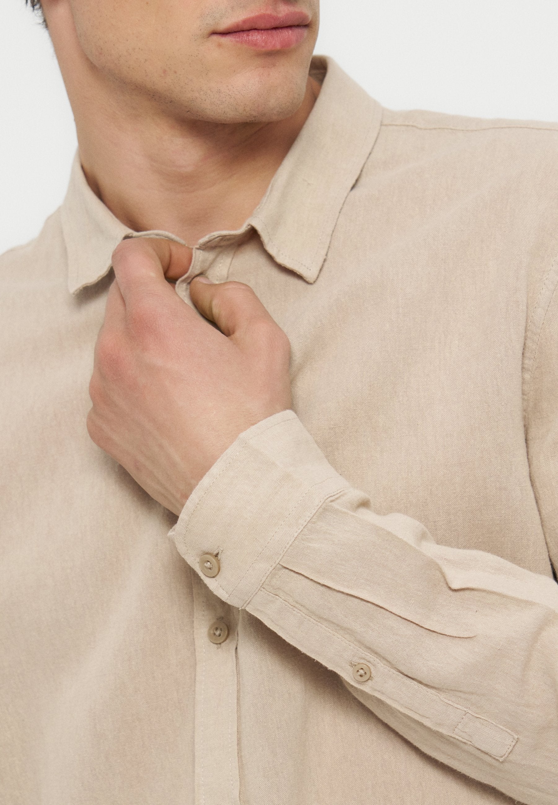 Pier One LINEN MIX SHIRT