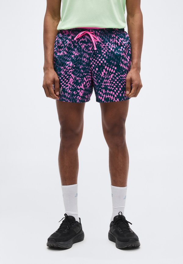 New Balance LONDON EDITION PRINTED SHORT - Sports shorts - pink heat