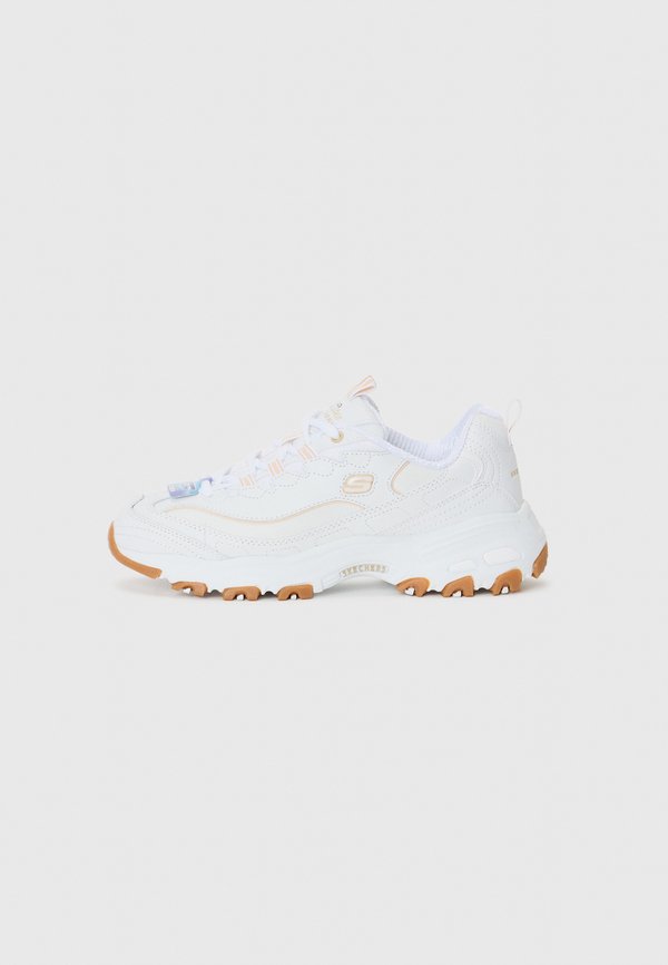 Skechers DLITES - Trainers - white/gum